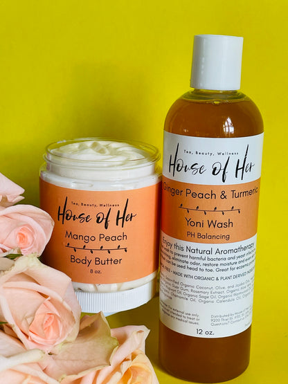 GINGER PEACH & TURMERIC YONI WASH